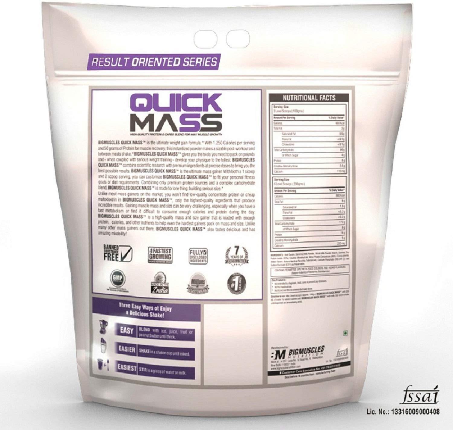 Quick Mass Gainer