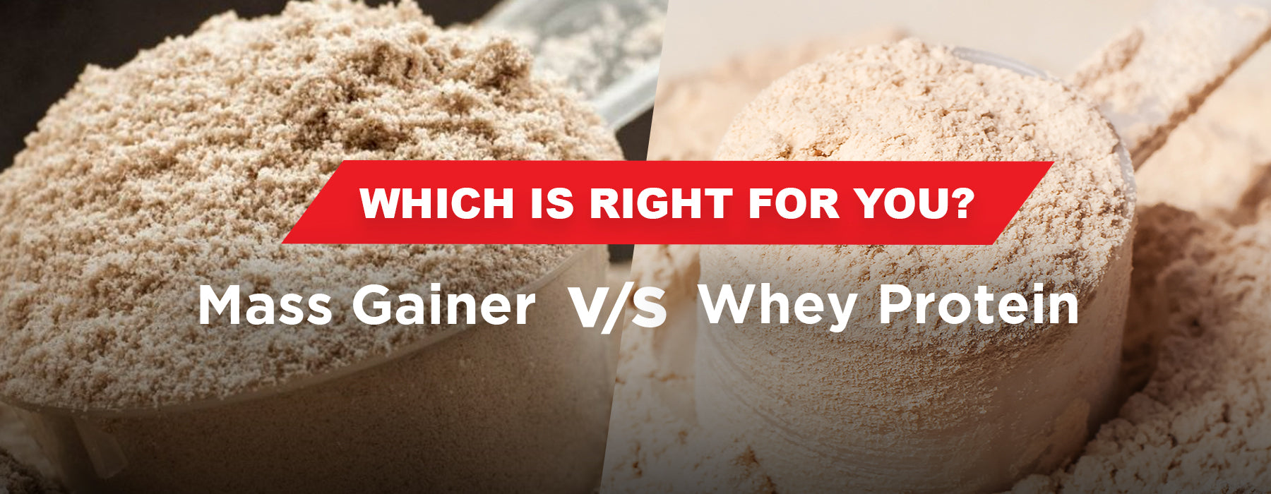 Mass Gainer vs. Whey Protein