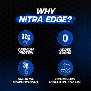 Edge Protine Nitra Edge Protein + Creatine | 32g Protein | Clean Protein