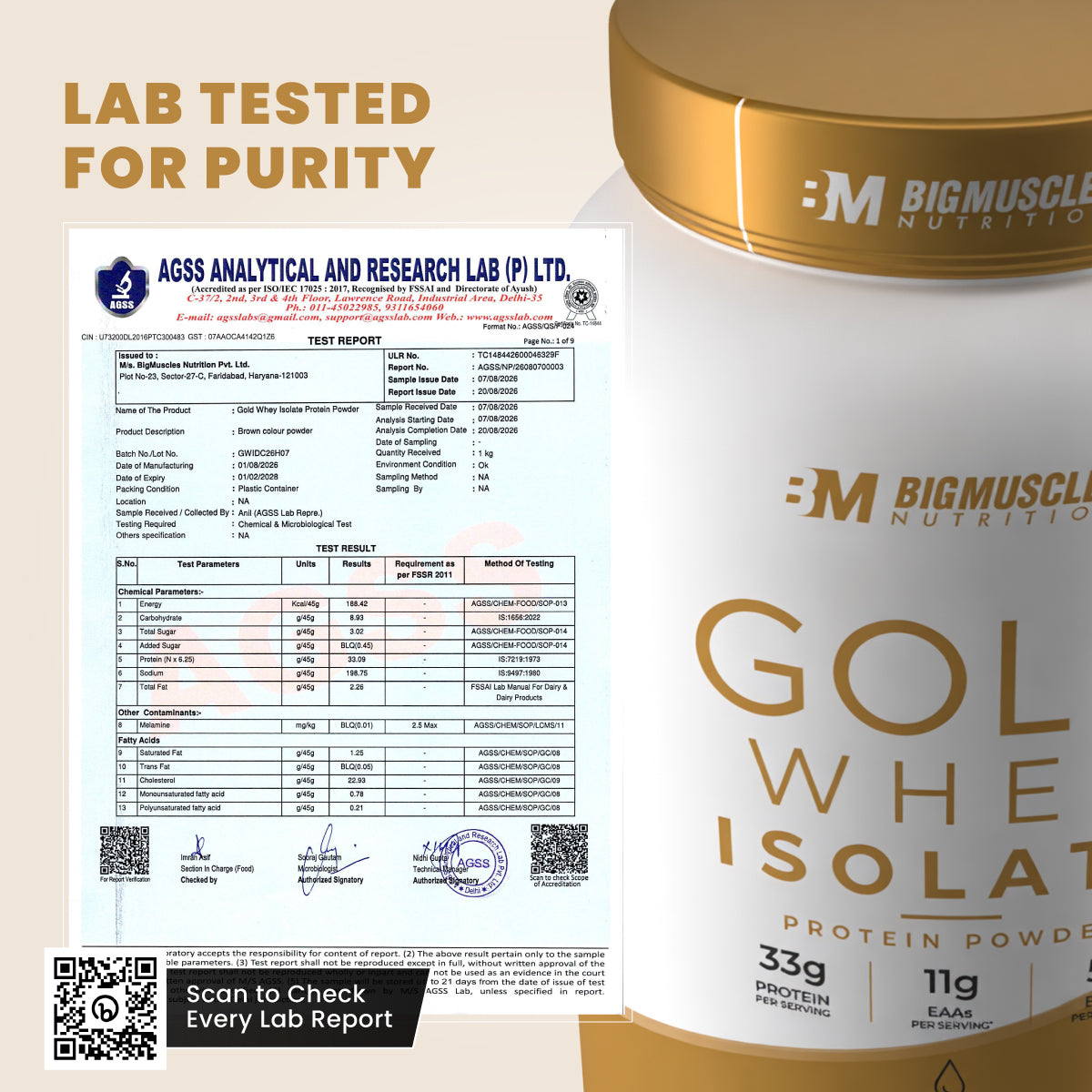 Gold Whey Isolate | Buy 1 Get 1 Free