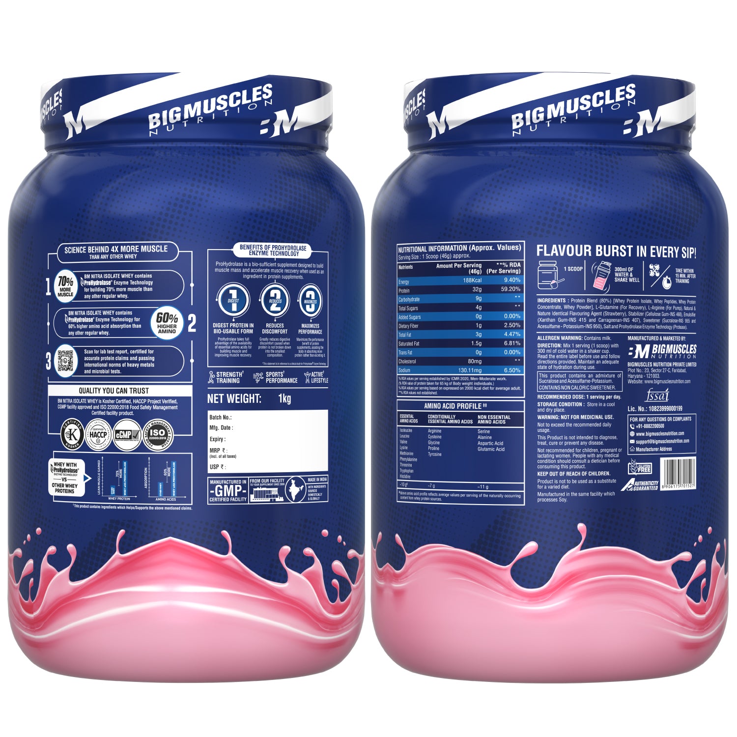 Nitra Isolate Whey Protein