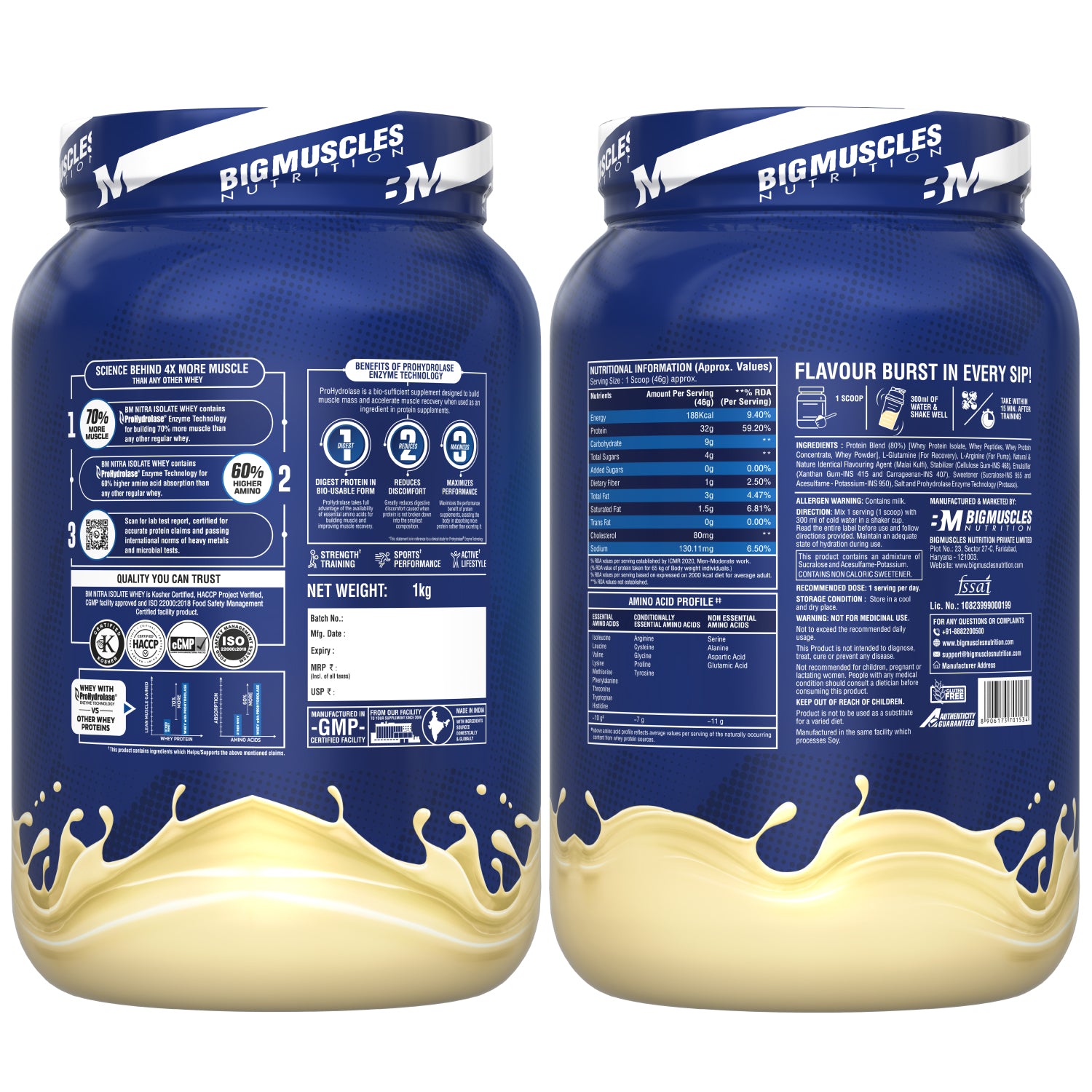 Nitra Isolate Whey Protein