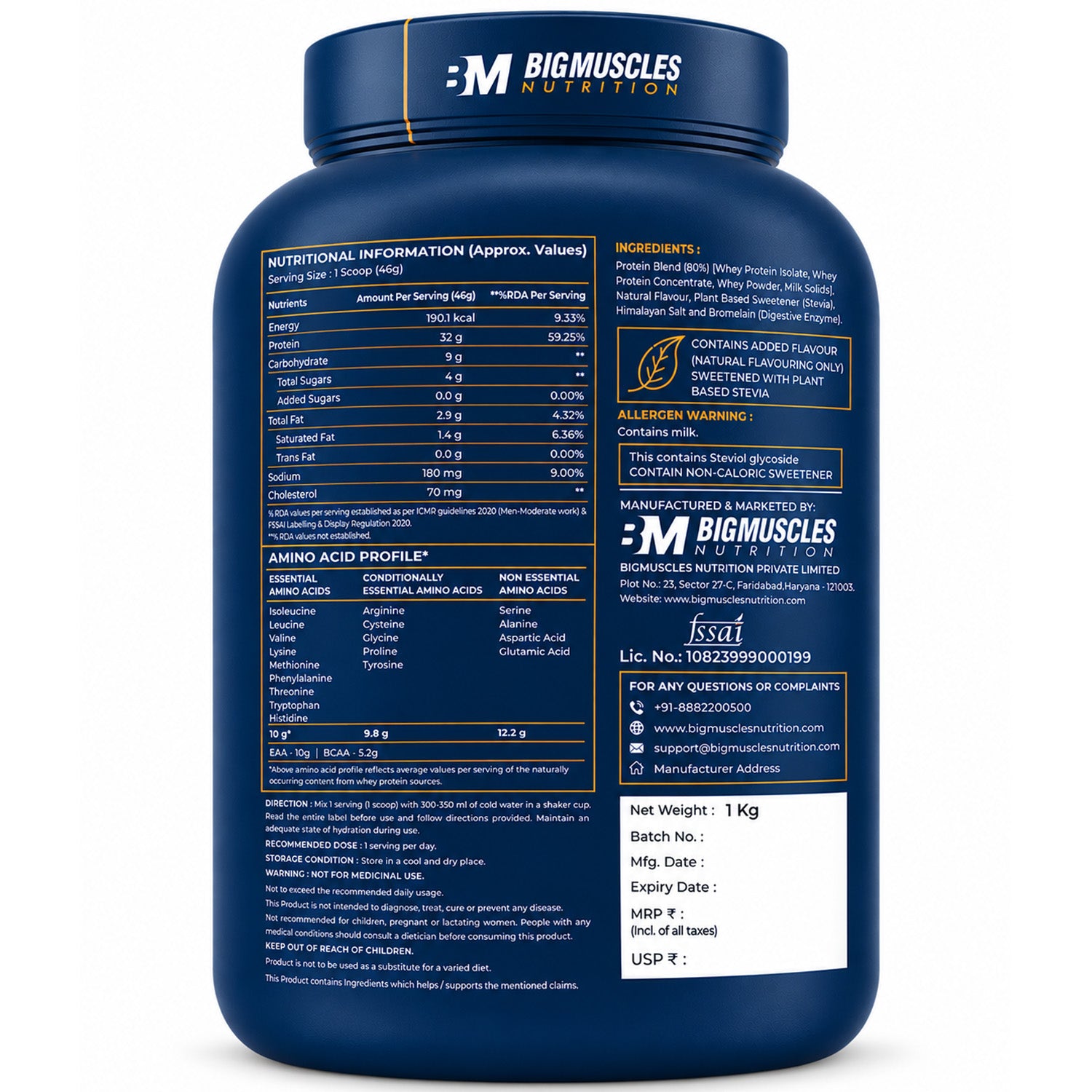 Nitra Isolate Whey Protein | 32g Isolate Protein
