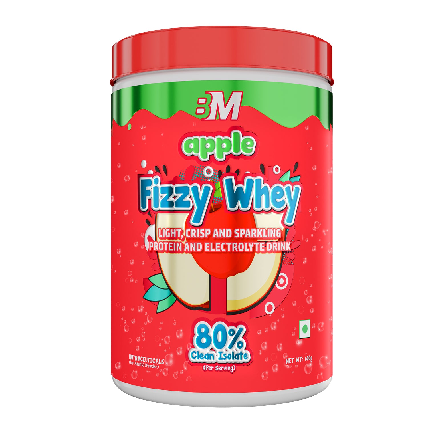 FIZZY WHEY APPLE + SHAKER