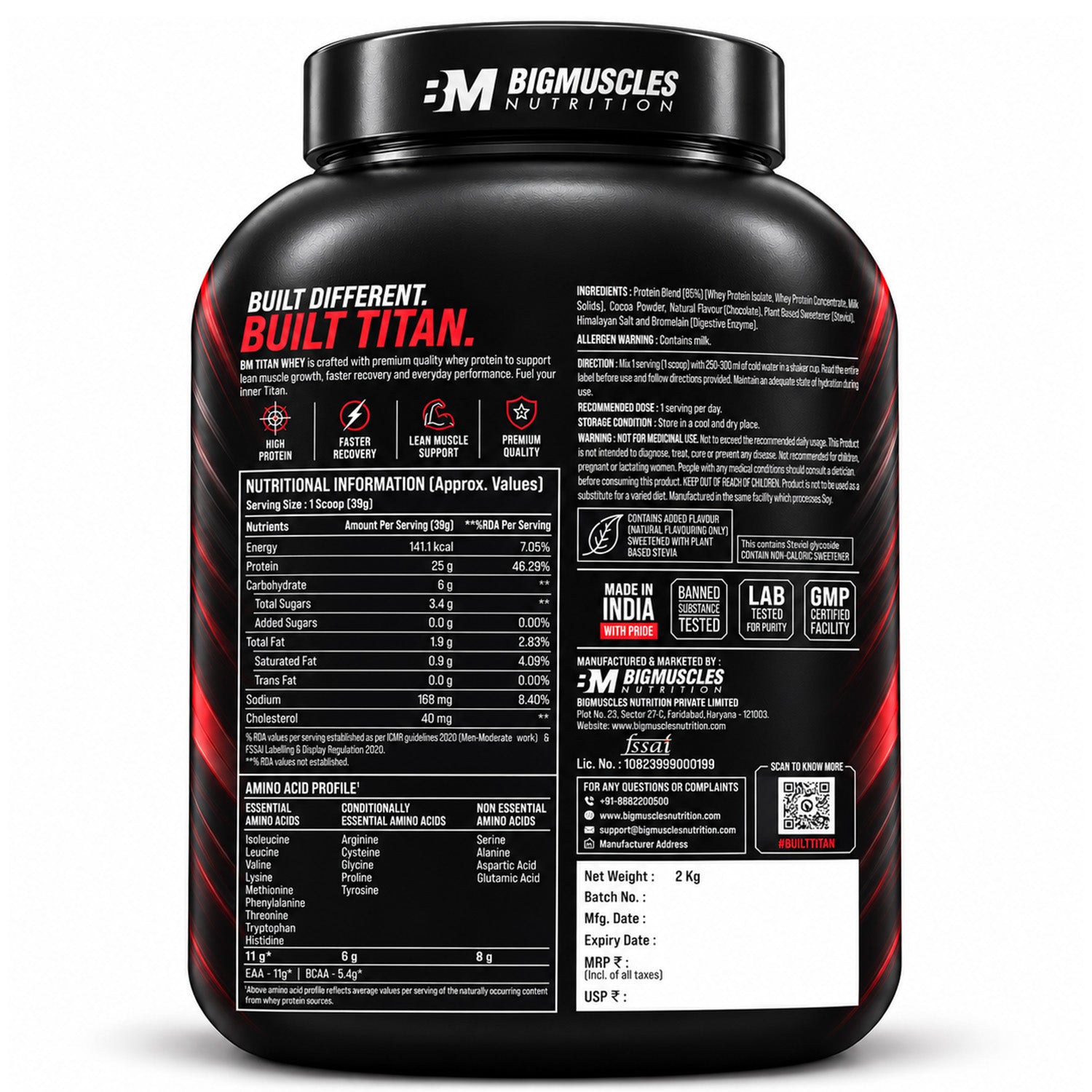 Titan Whey | 25g Protein | Blend Protein
