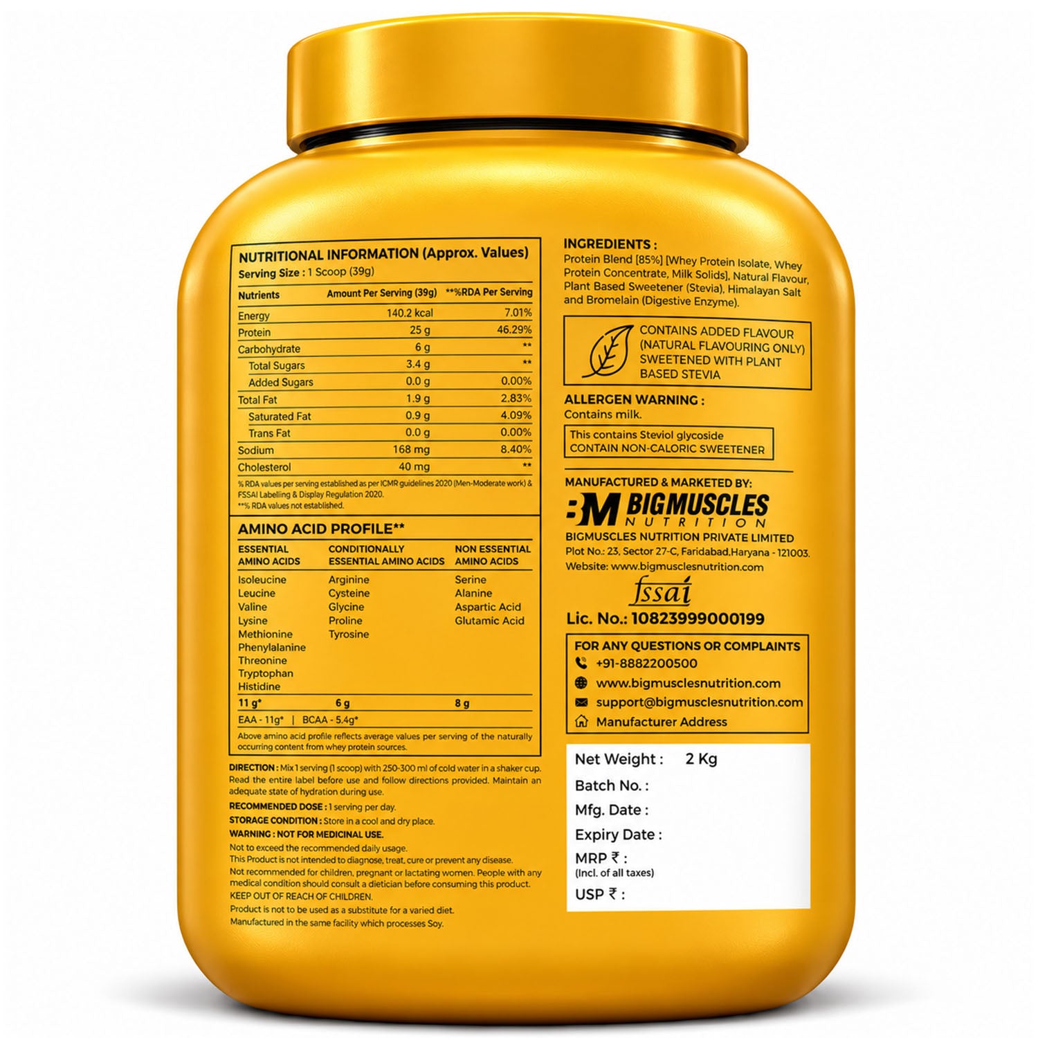 Magnum Whey | 25g Protein | Isolate + Concentrate Protein