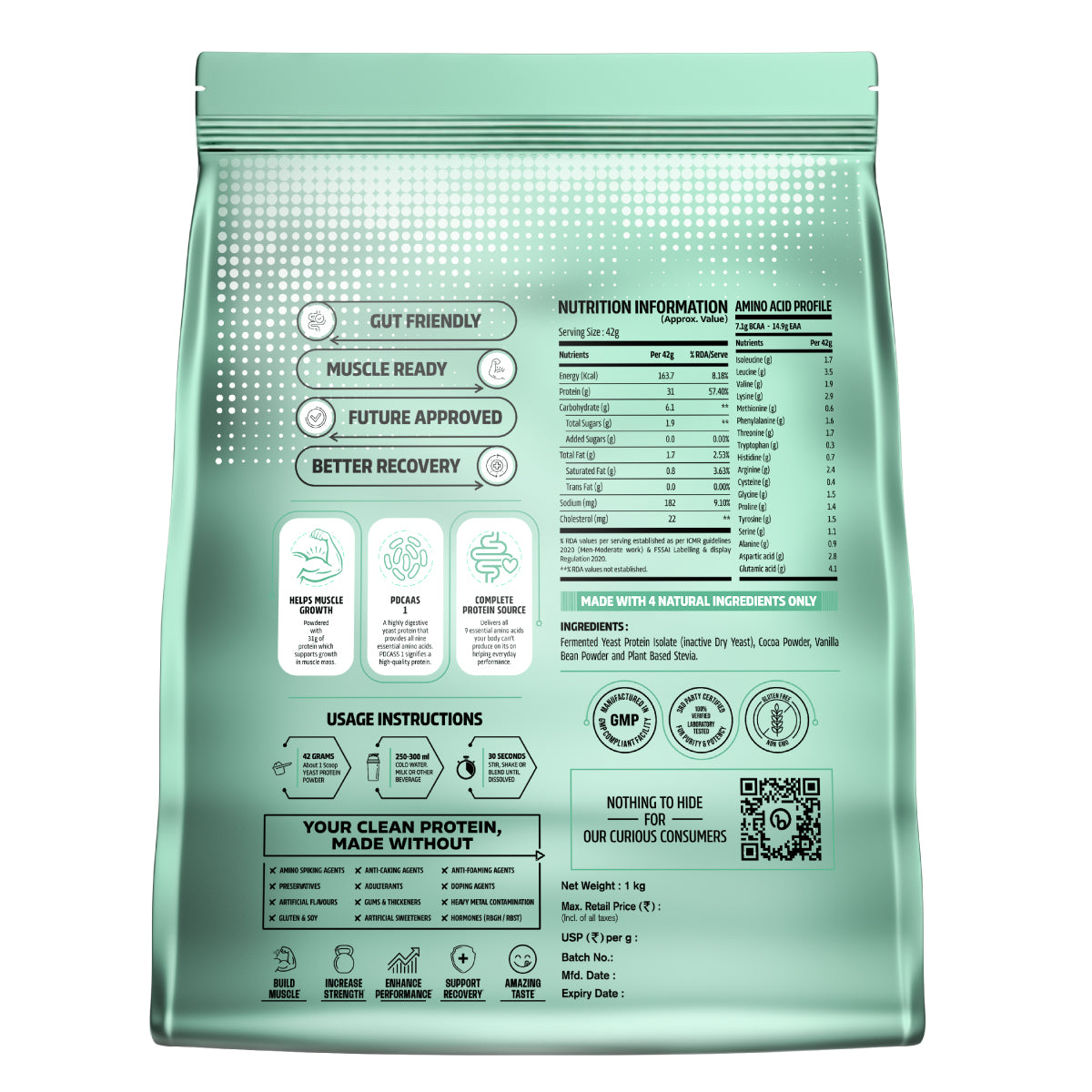 Yeast Protein | Fermented Protein | PDCAAS Score - 1