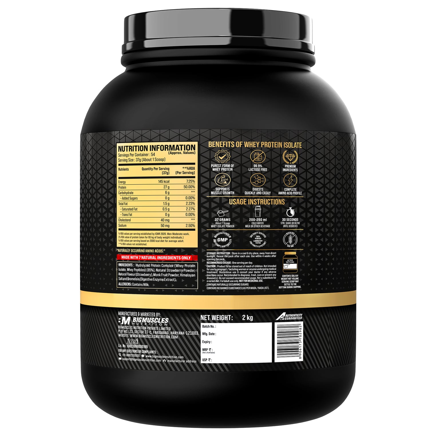 Gold Whey Isolate