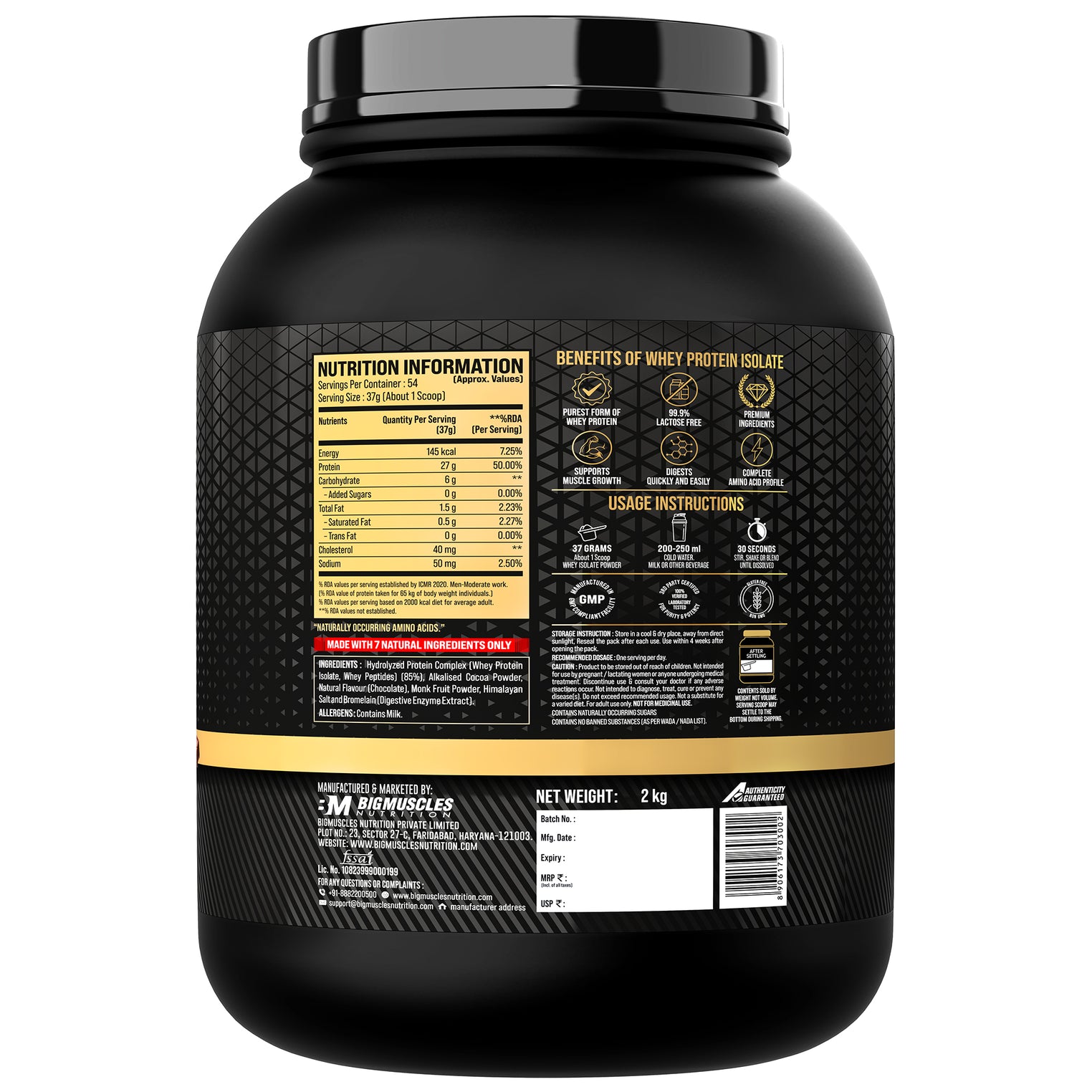 Gold Whey Isolate