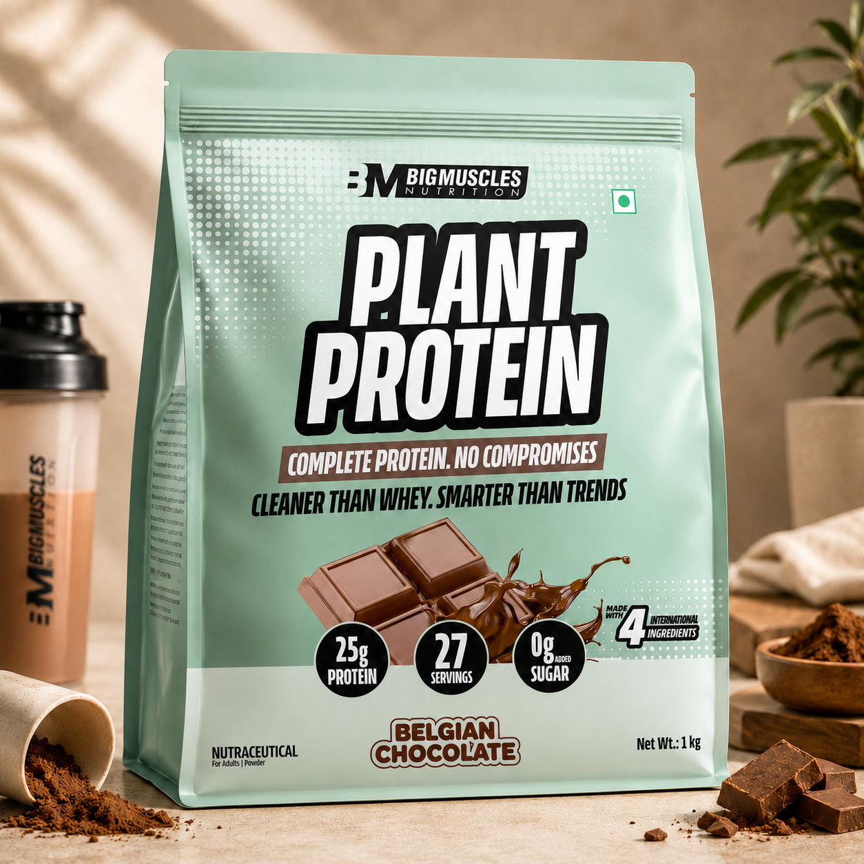 Plant Protein Isolate | Vegan Protein Powder | Clean Recovery | Pea & Brown Rice Protein