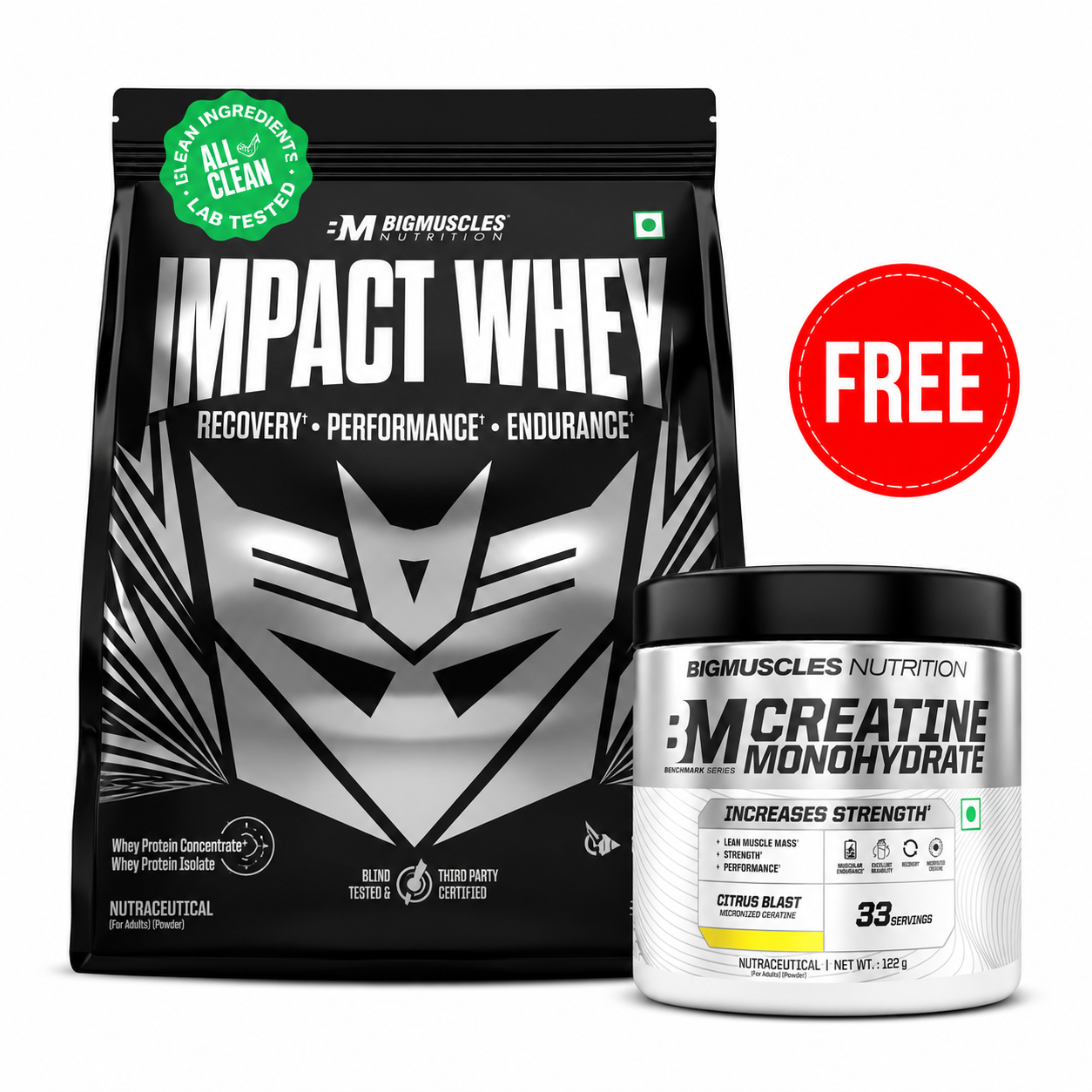 Impact Whey + Free Creatine