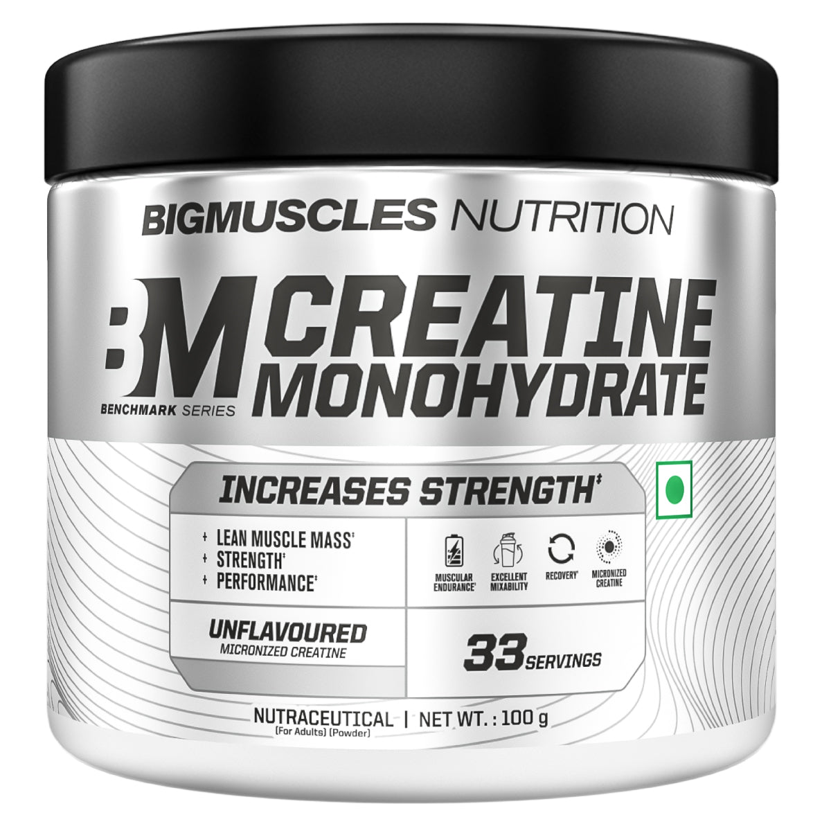 🎁 Benchmark Creatine Monohydrate - 33 Servings / Unflavored