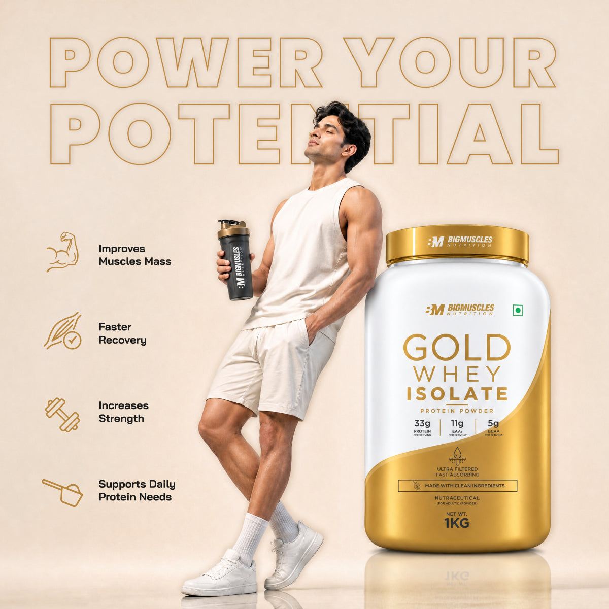 Gold Whey Isolate | Buy 1 Get 1 Free