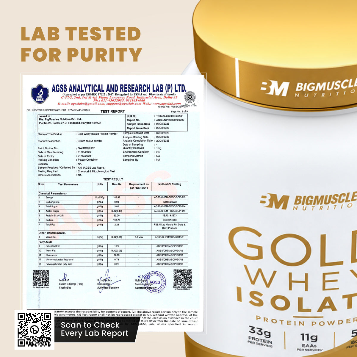 Gold Whey Isolate | Buy 1 Get 1 Free