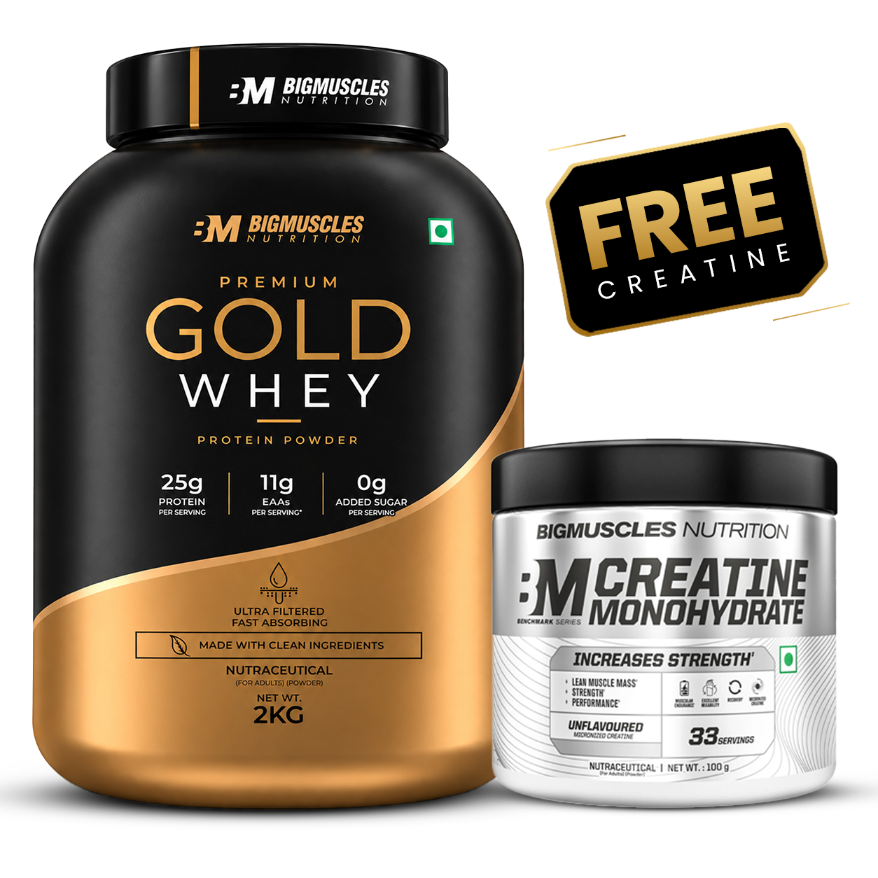 Premium Gold Whey + Benchmark Creatine