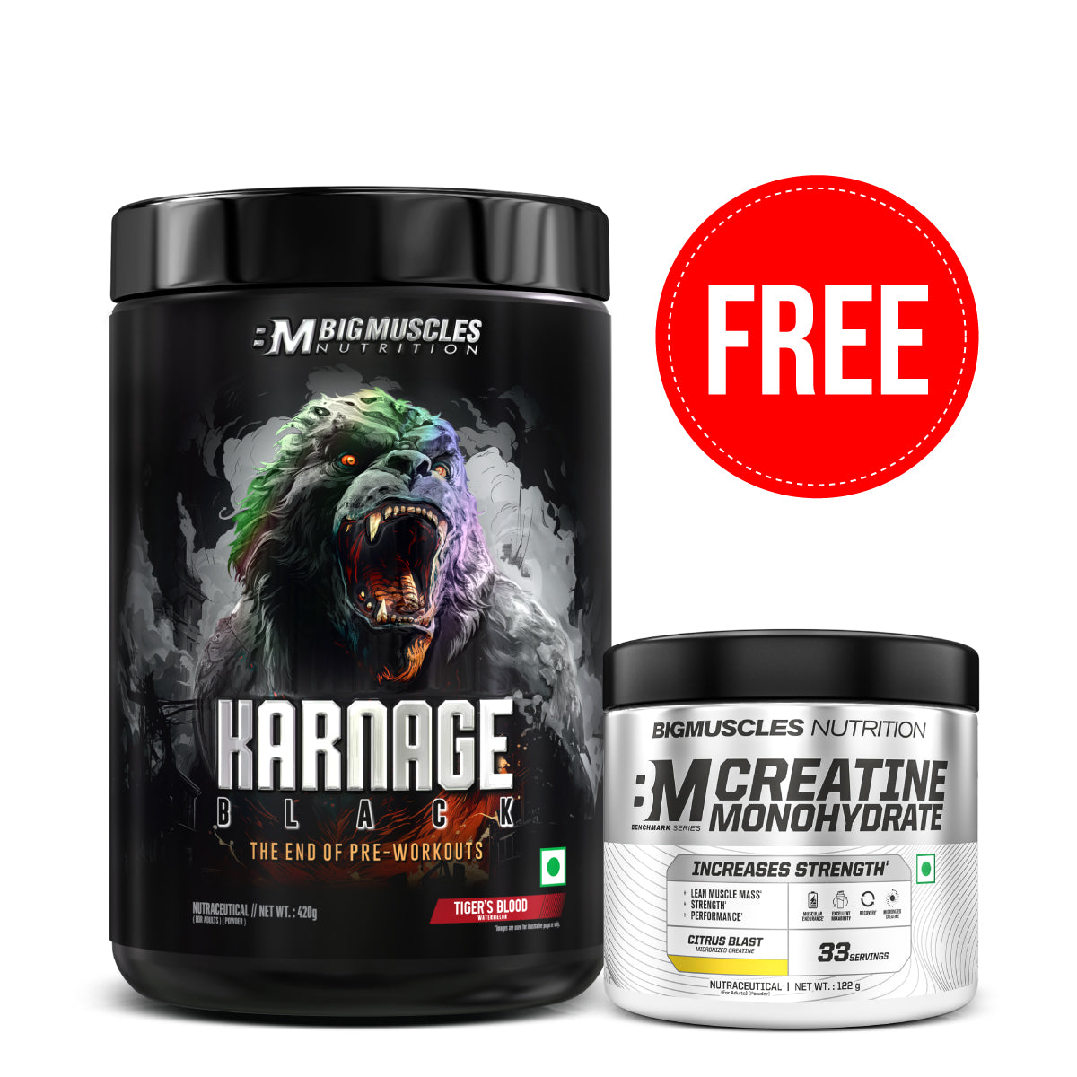 Karnage Black + Benchmark Creatine