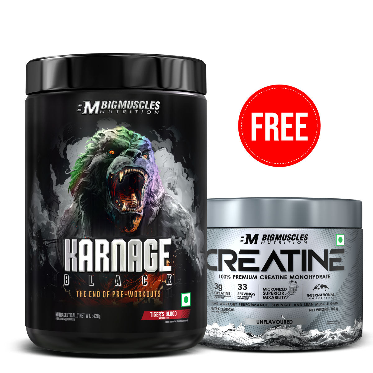Karnage Black + Creatine