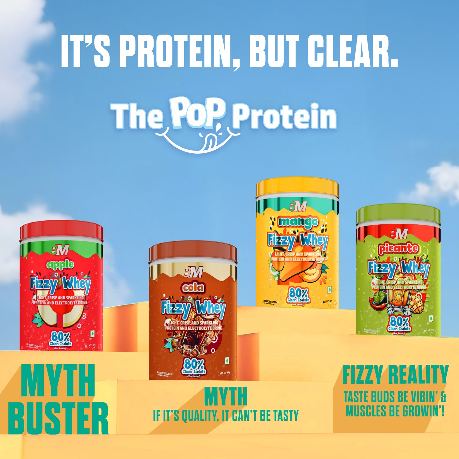 FIZZY WHEY MANGO + SHAKER