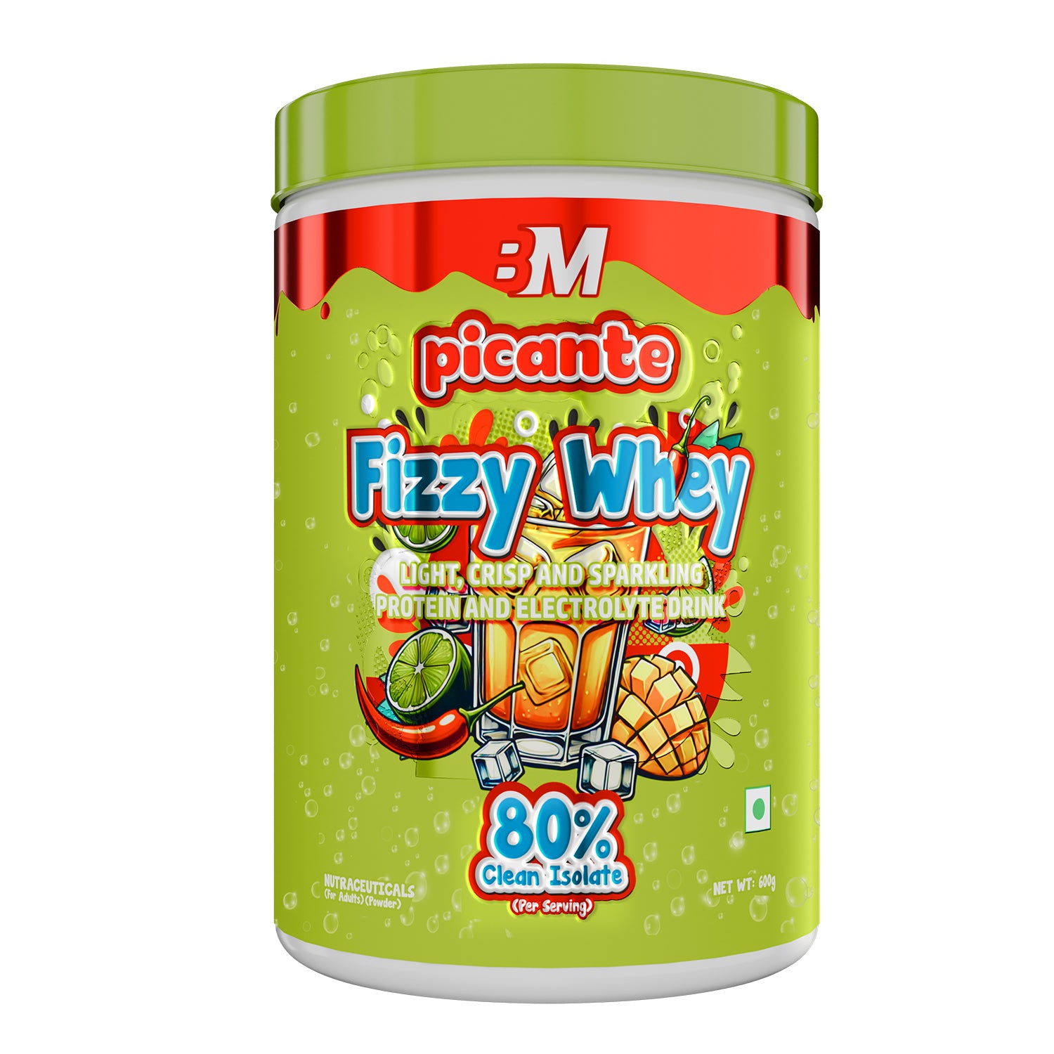 FIZZY WHEY PICANTE + SHAKER