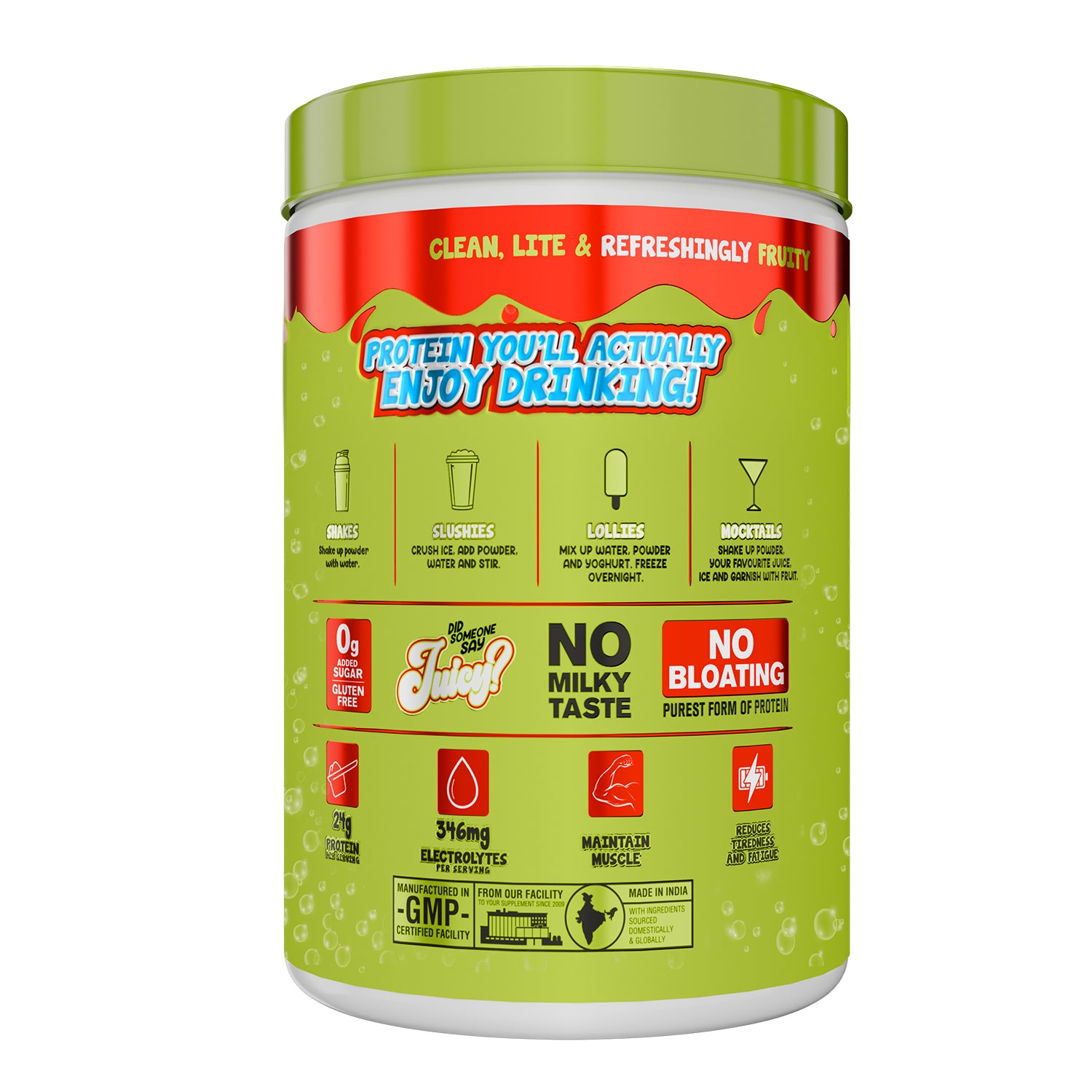 FIZZY WHEY PICANTE + SHAKER