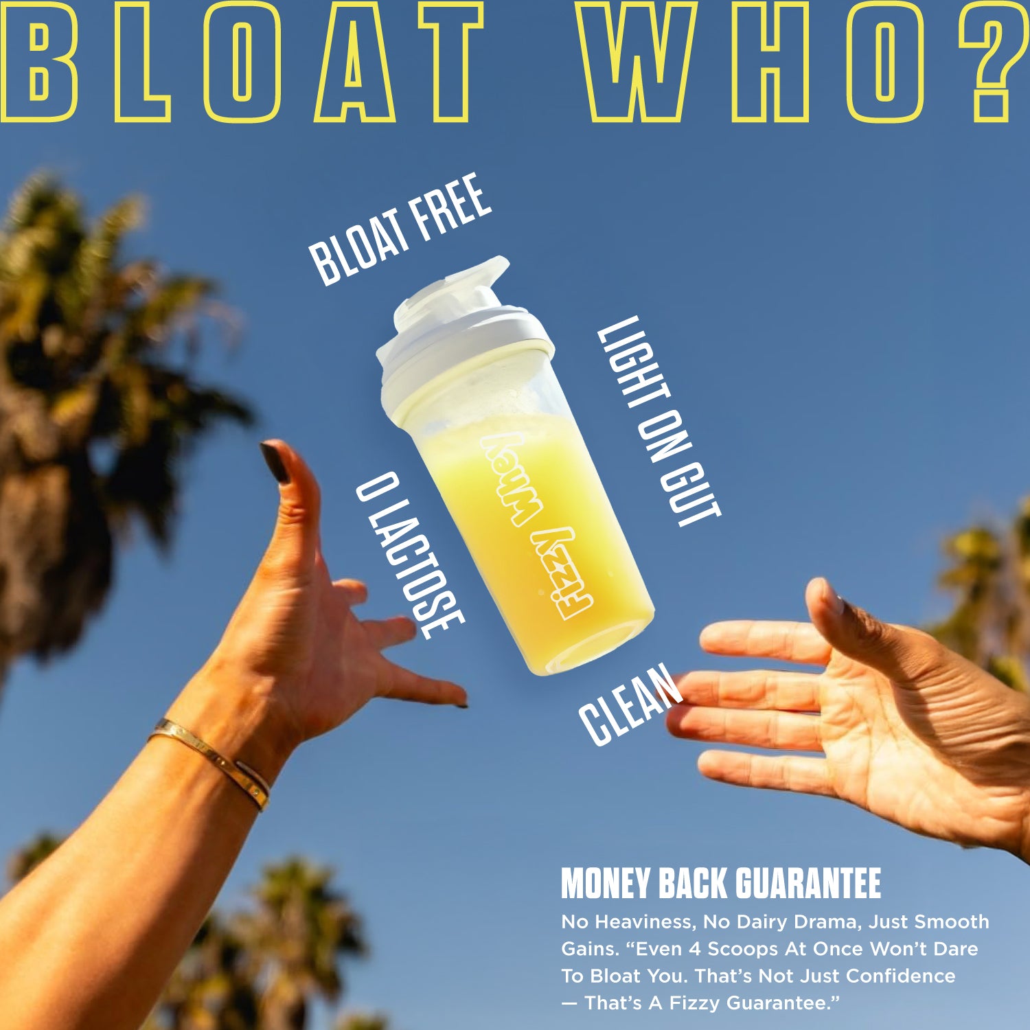 FIZZY WHEY PINEAPPLE + SHAKER