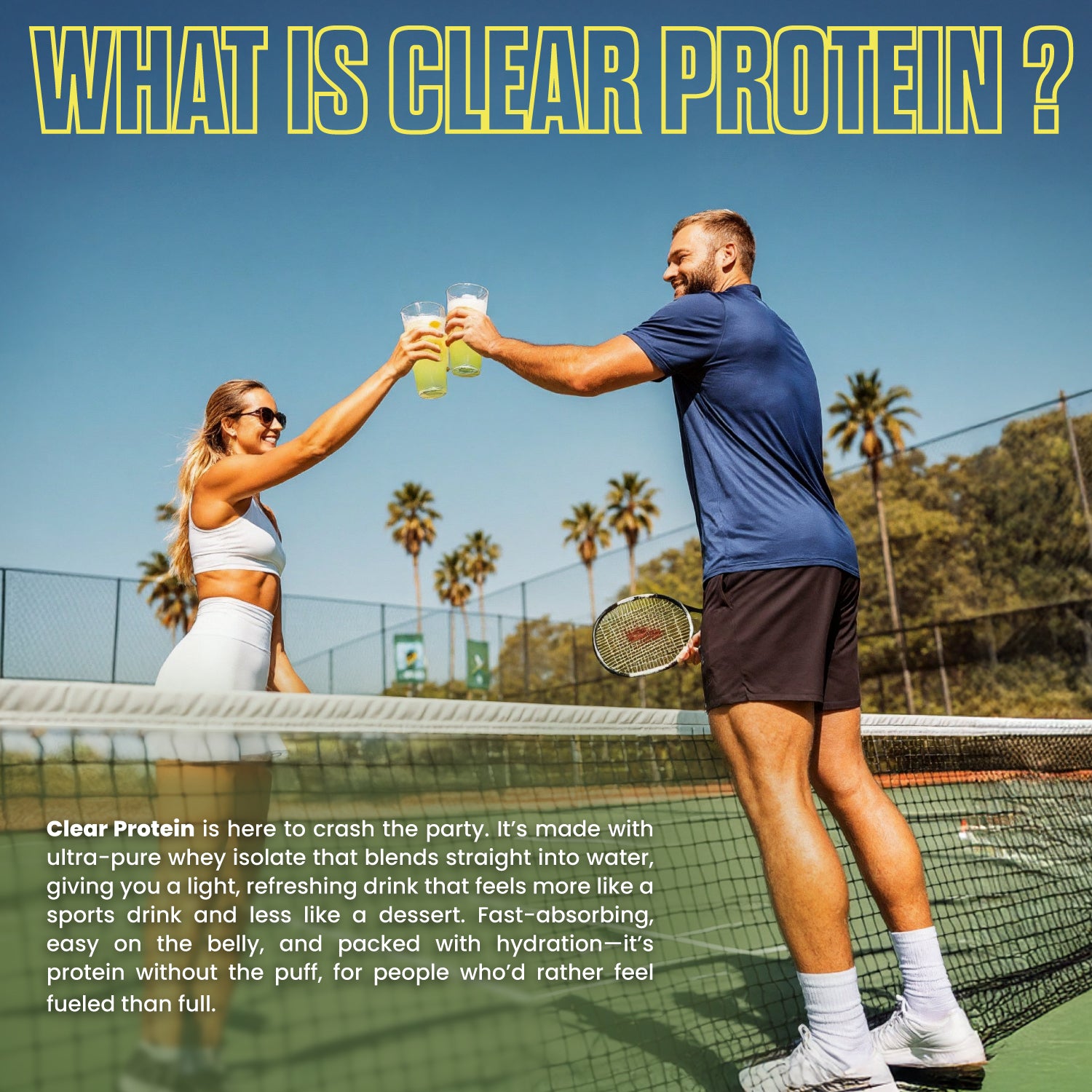 FIZZY WHEY PINEAPPLE + SHAKER