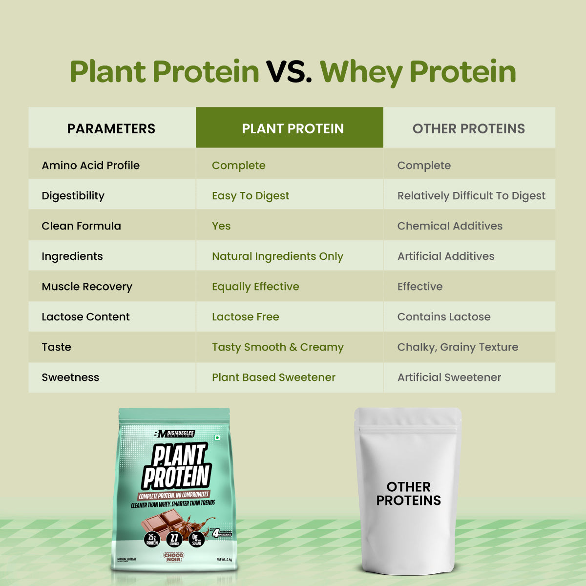 Plant Protein Isolate | Vegan Protein Powder | Clean Recovery | Pea & Brown Rice Protein