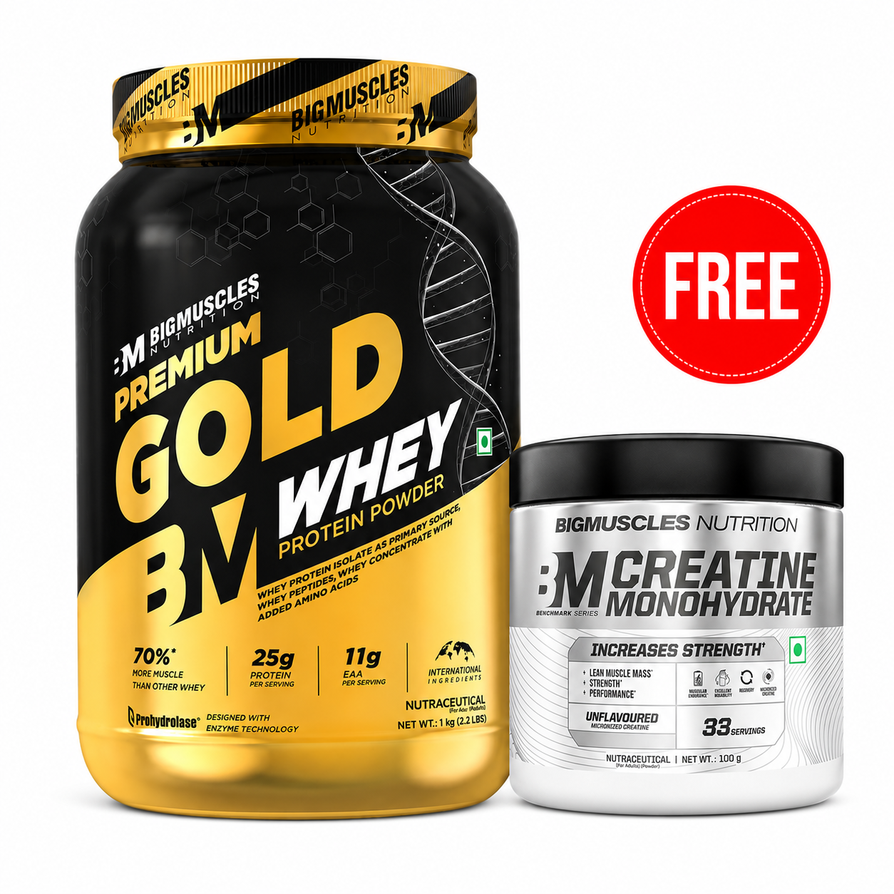 Premium Gold Whey + Benchmark Creatine