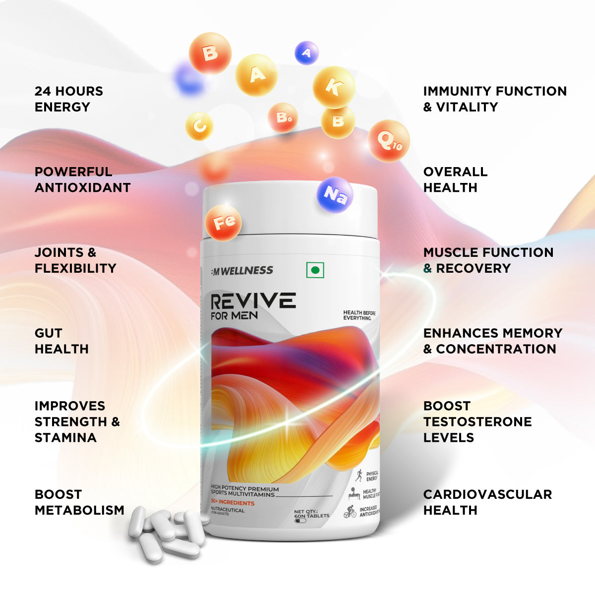 Buy Best Quality Multivitamin tablets & capsules for men in India.