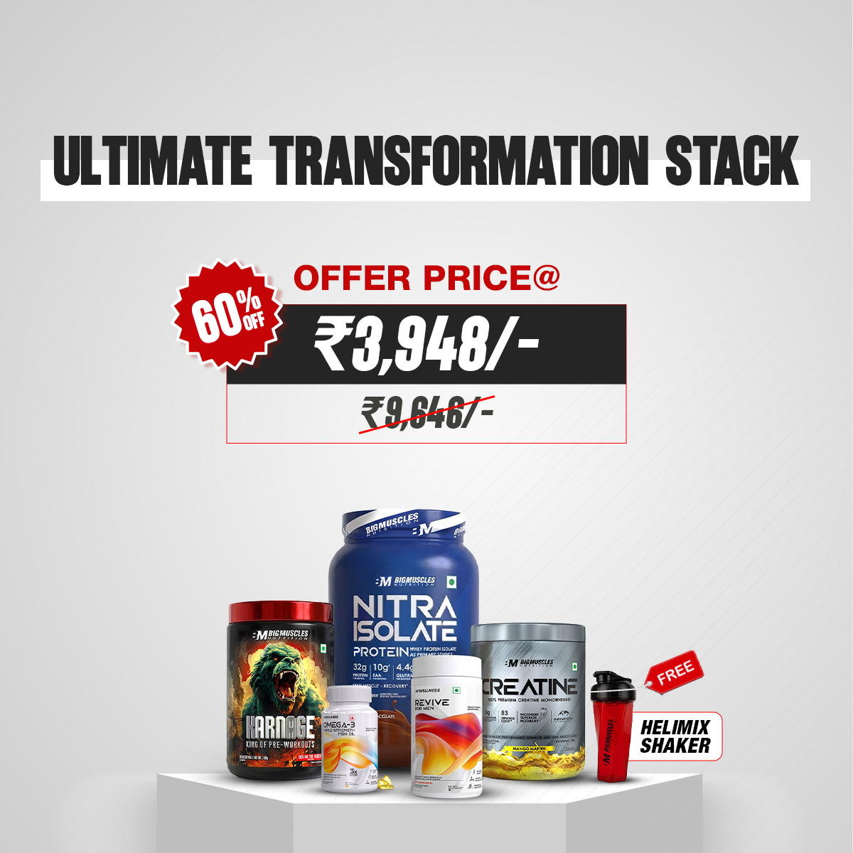Ultimate Transformation Stack + Free Shaker