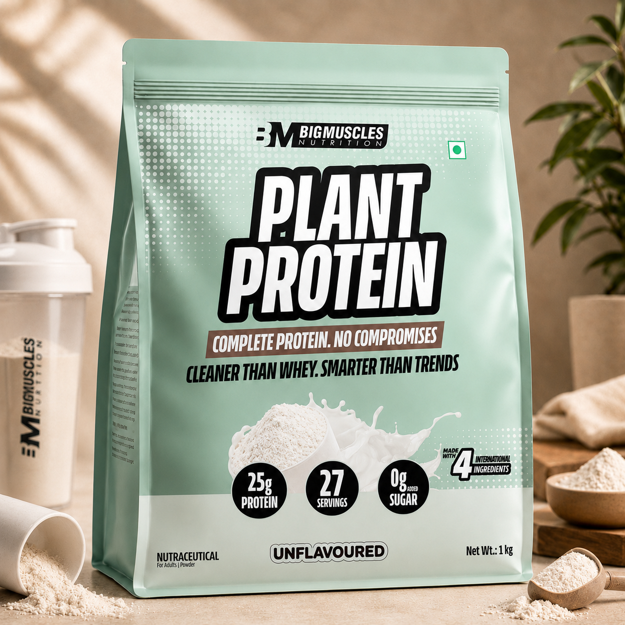 Plant Protein Isolate | Vegan Protein Powder | Clean Recovery | Pea & Brown Rice Protein
