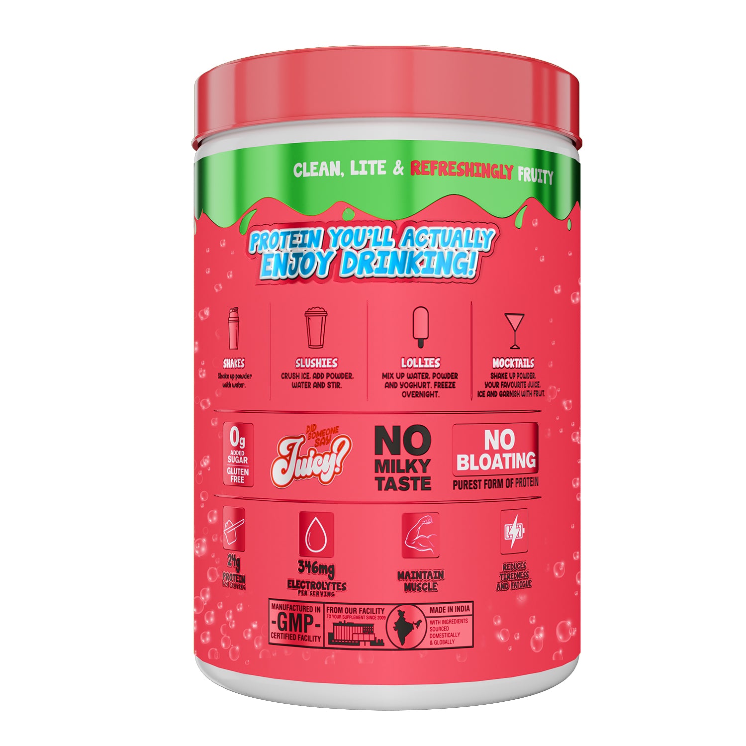 FIZZY WHEY WATERMELON + SHAKER