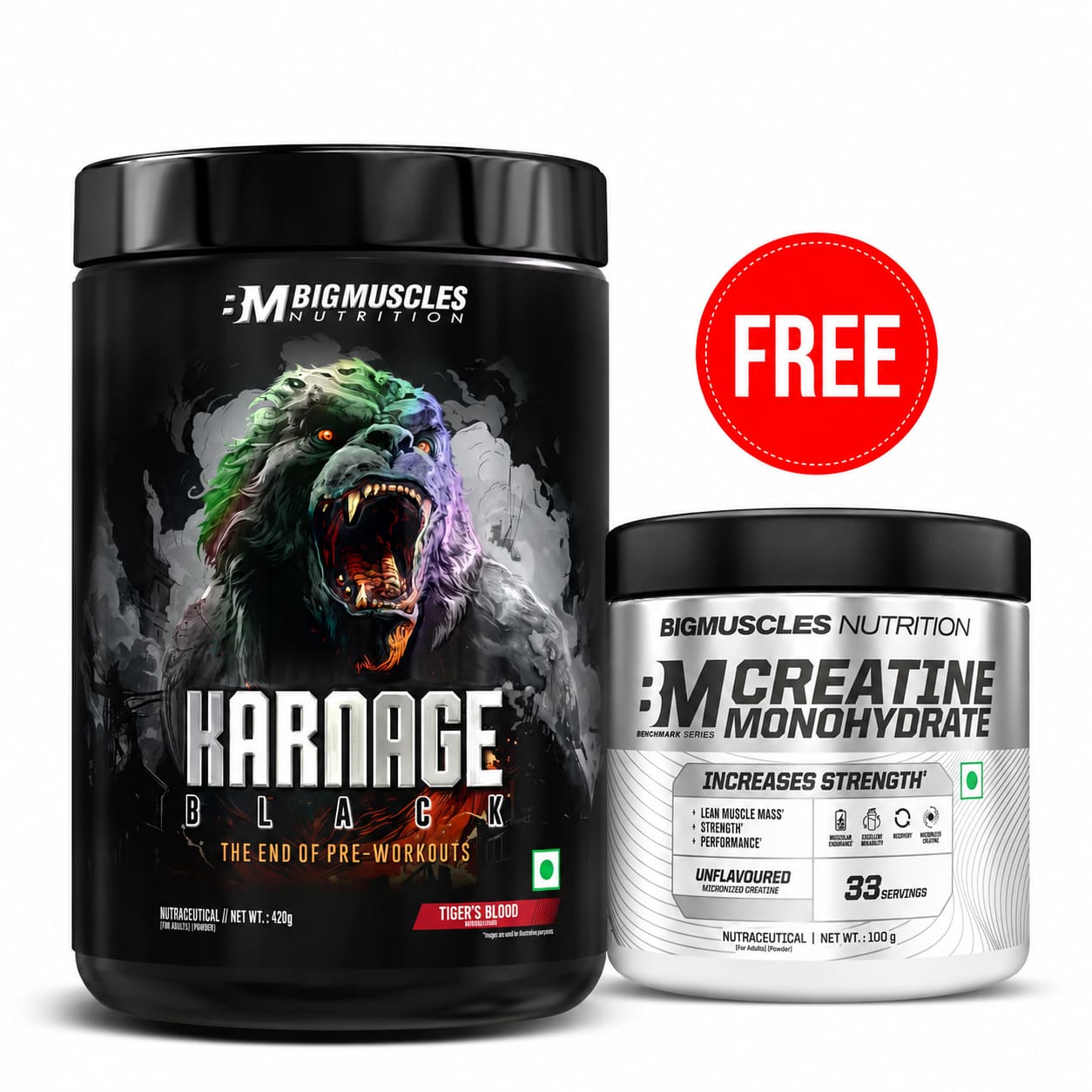 Karnage Black + Benchmark Creatine