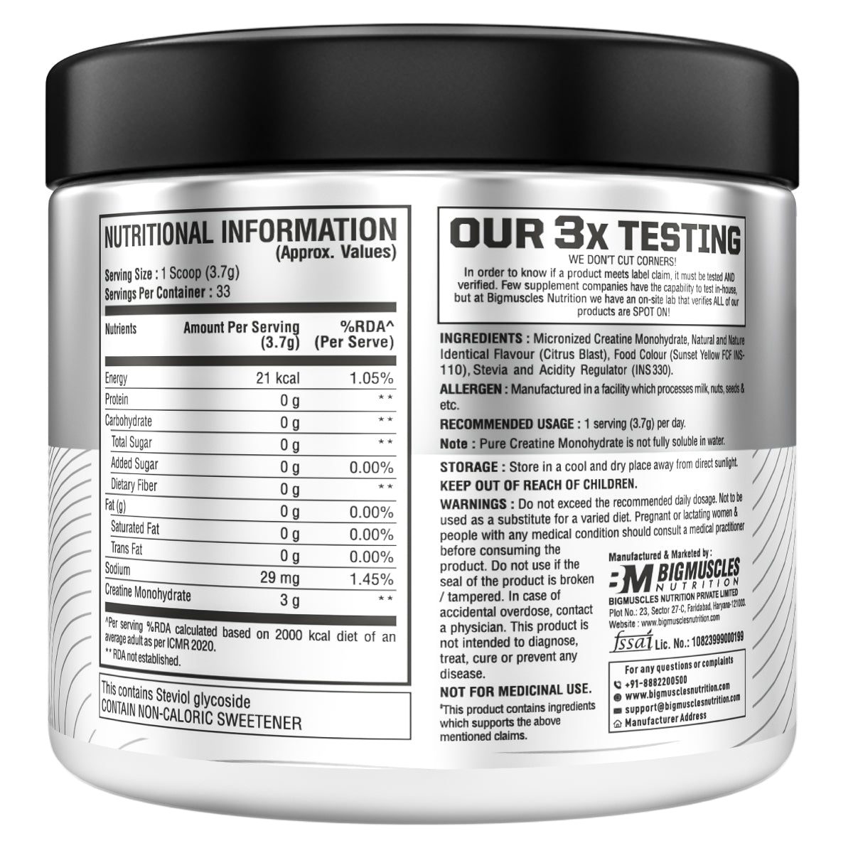 Benchmark Creatine Monohydrate