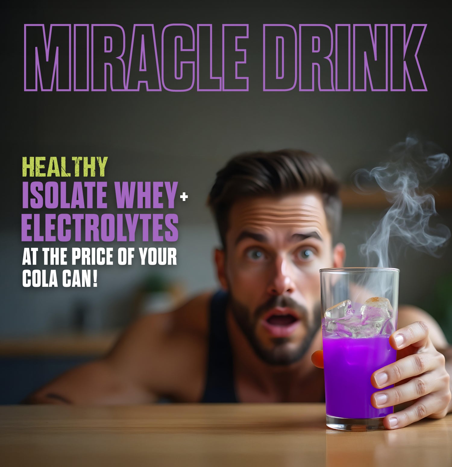 FIZZY WHEY BLUEBERRY + SHAKER