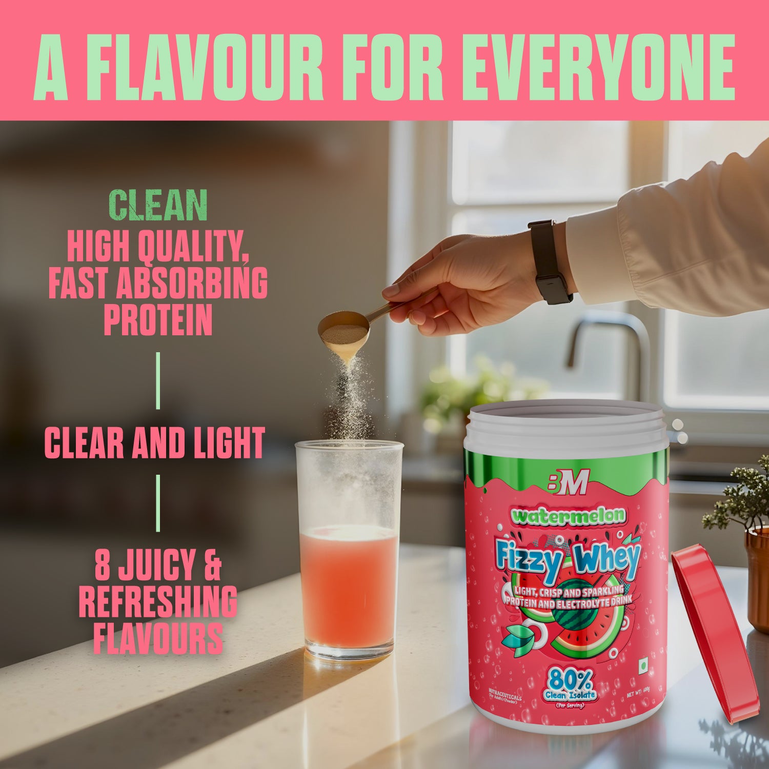 FIZZY WHEY WATERMELON + SHAKER