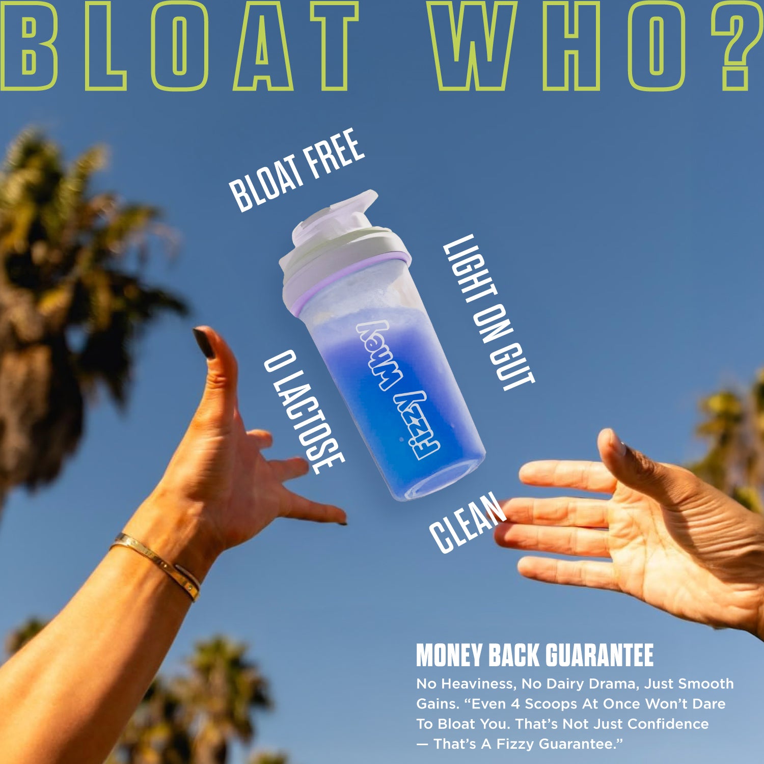 FIZZY WHEY BLUEBERRY + SHAKER