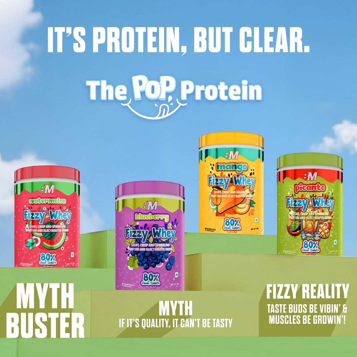 FIZZY WHEY PICANTE + SHAKER