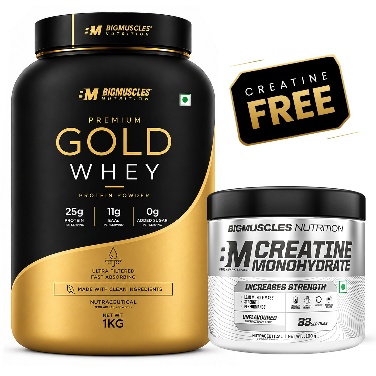 Premium Gold Whey + Benchmark Creatine