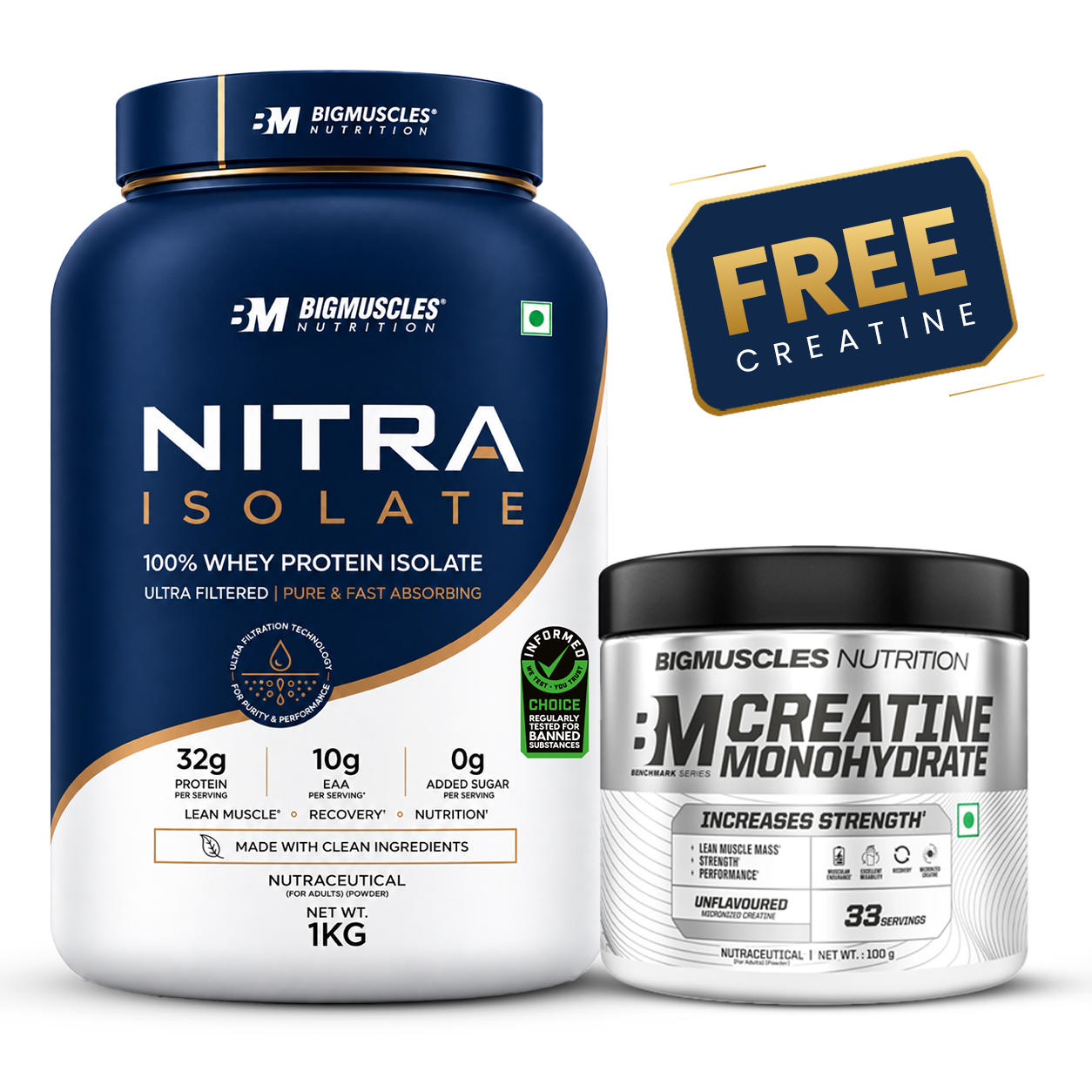 Nitra Isolate + Benchmark Creatine