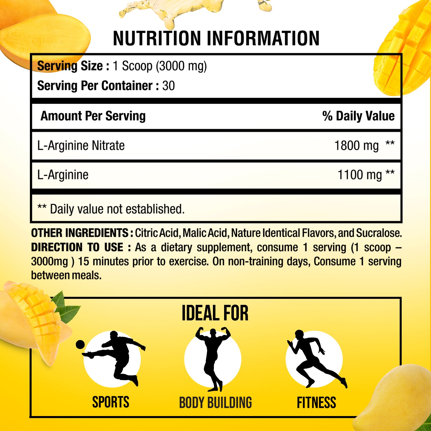 l arginine pmp powder